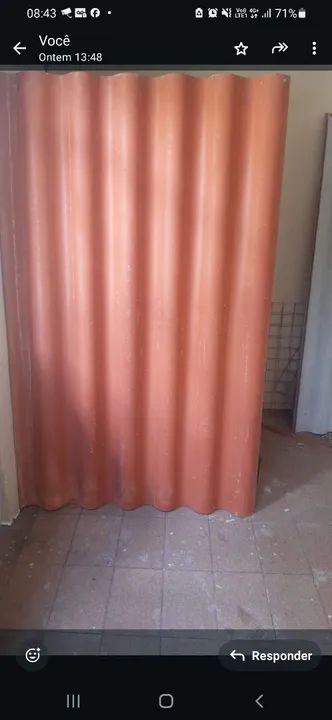 Telha de fibrocimento brasilit nova