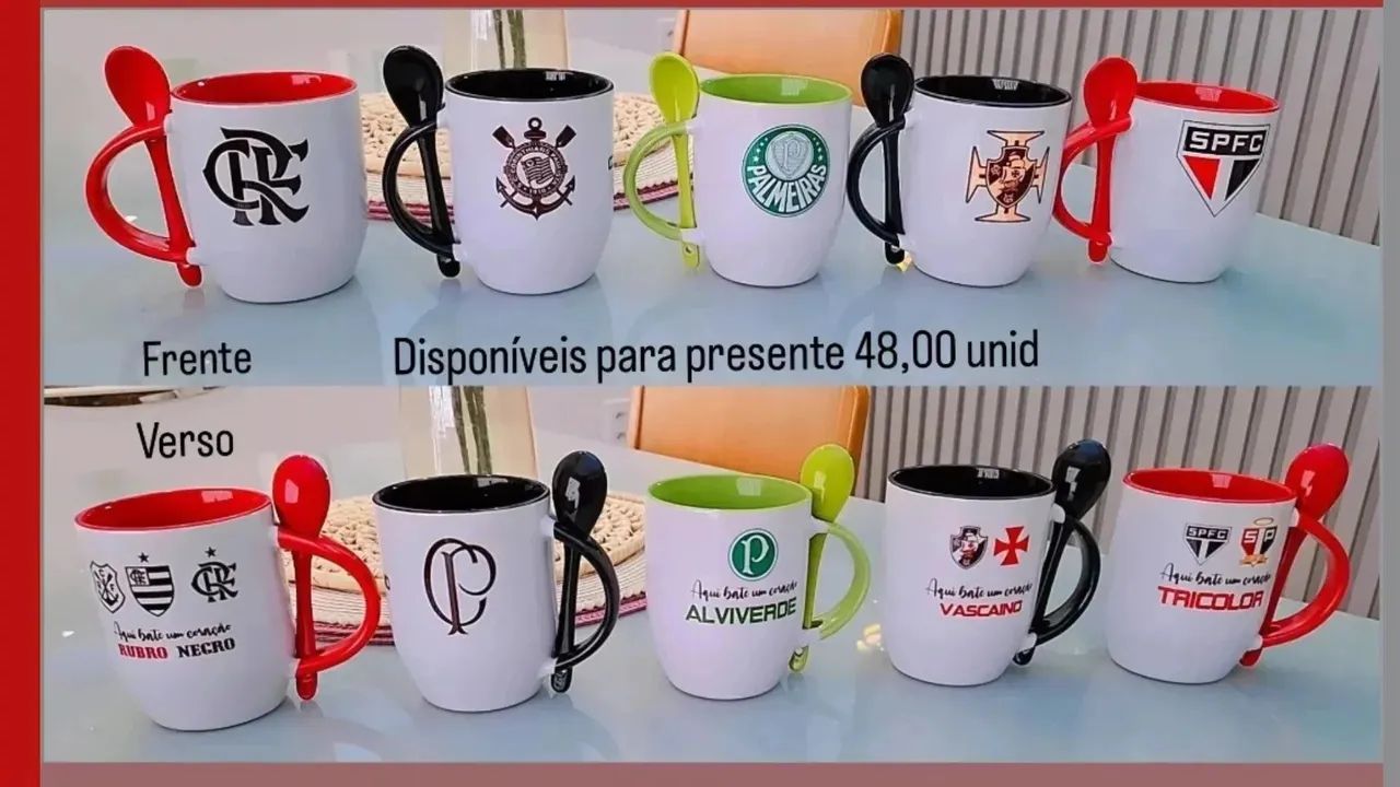 CANECA DE TIME PARA PRESENTE 