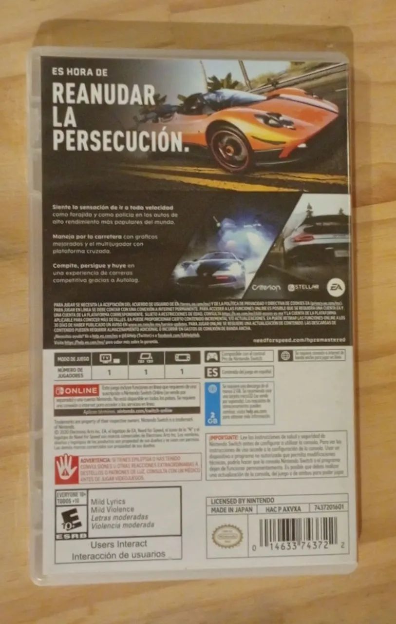 Need For Speed Hot Pursuit- Jogo Nintendo Switch (Vendo Por Aqui) - Foto 3