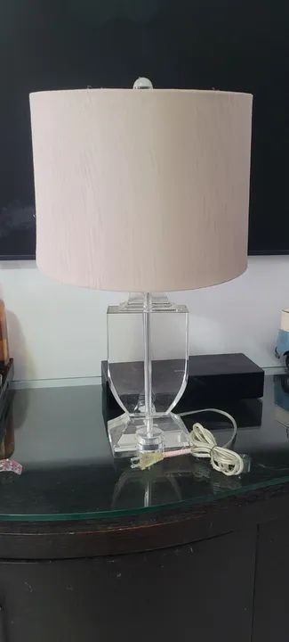 Abajur de cristal 