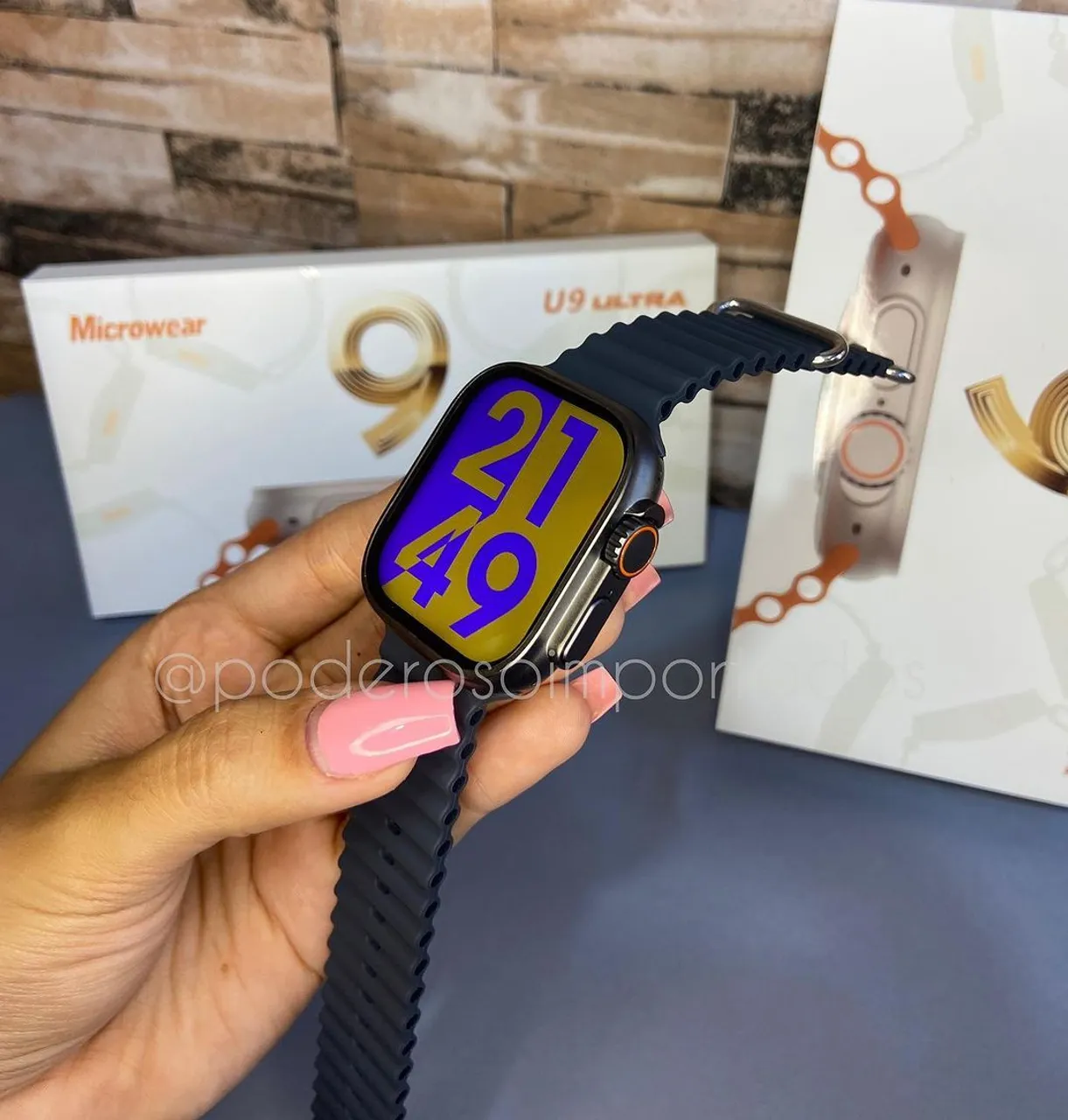 Smartwatch 9 Ultra Microwear - Design Moderno e Funções Avançadas