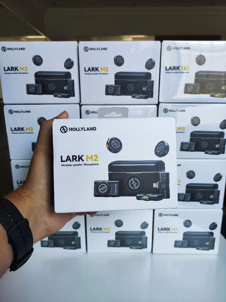 Microfone Sem Fio Hollyland Lark M2 Duo Combo Lacrado com Garantia 