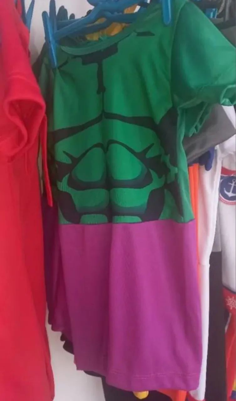 Fantasias do Hulk - infantil 