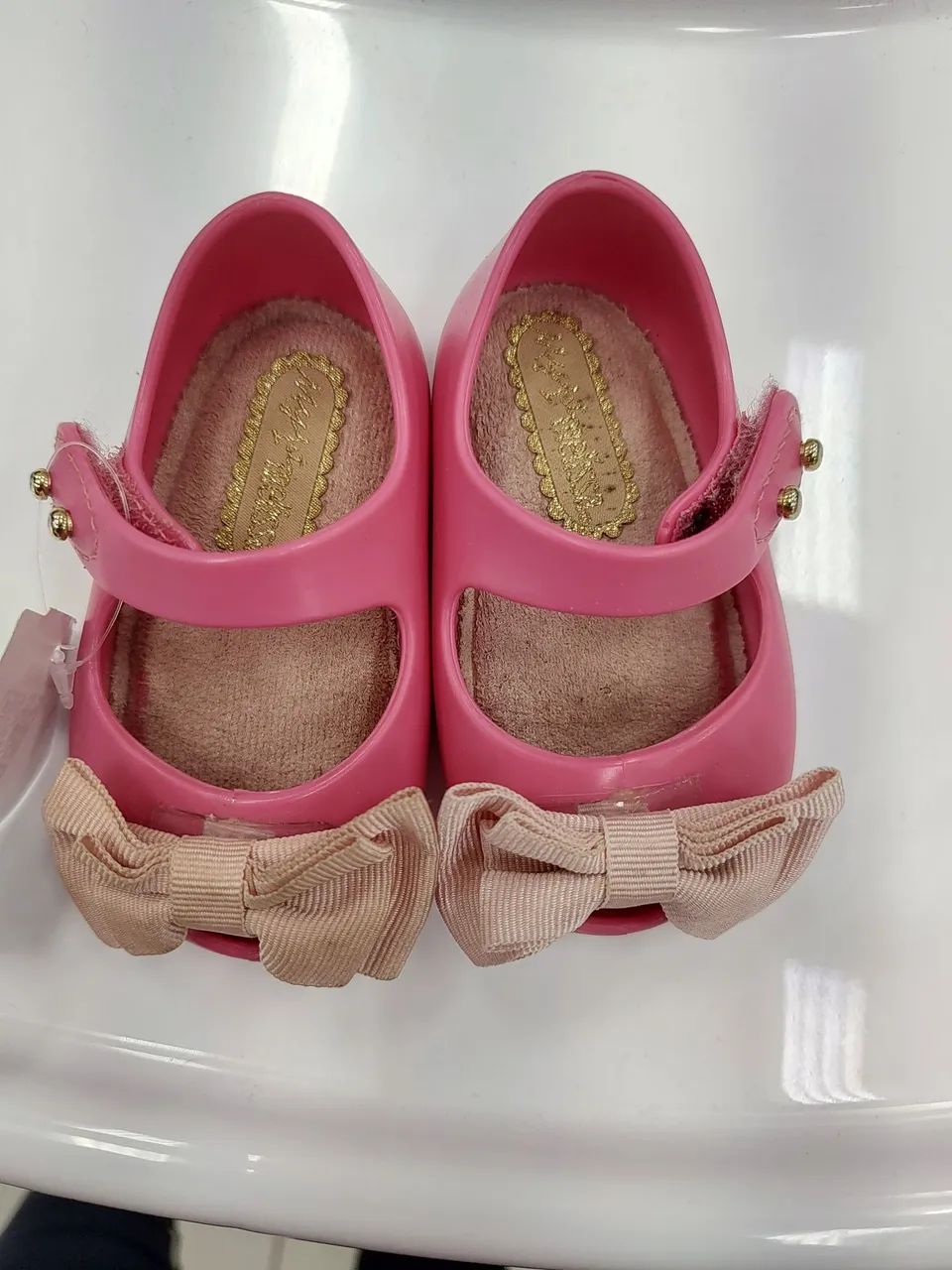 Sapatilha Melissa Infantil Rosa com Laço - Foto 3