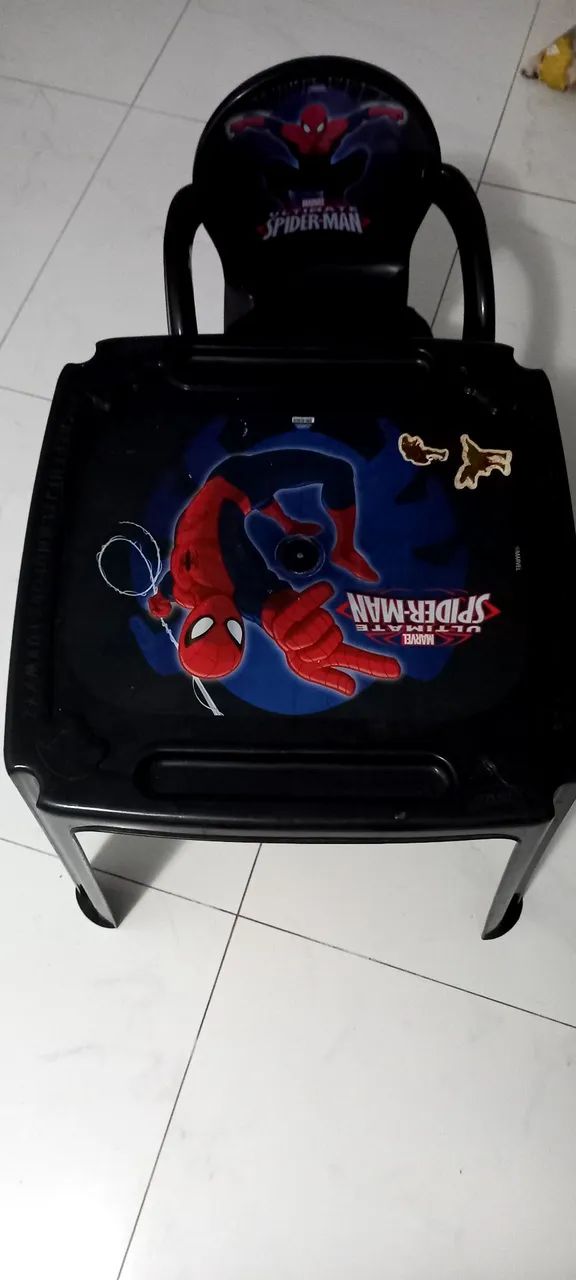 Conjunto de Mesa e cadeira homem aranha - Foto 2