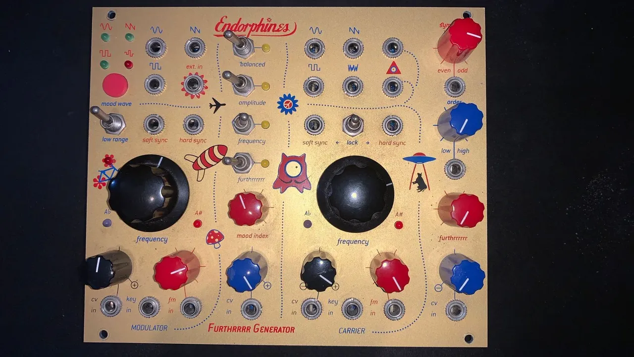 Módulo de Sintese Eurorack Endorphin.es Furthrrr Generator