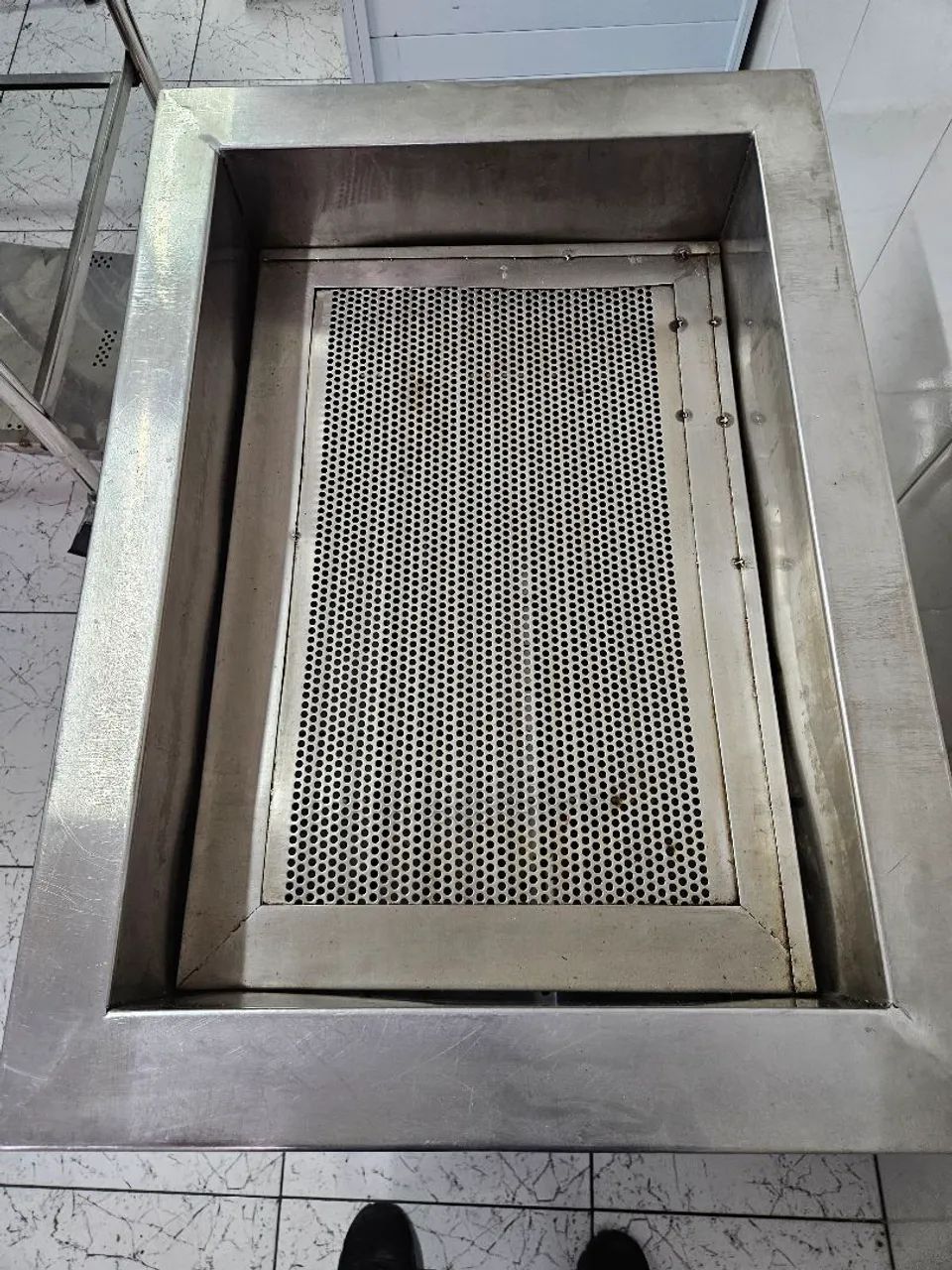 Fritadeira água e oleo inox industrial  - Foto 5