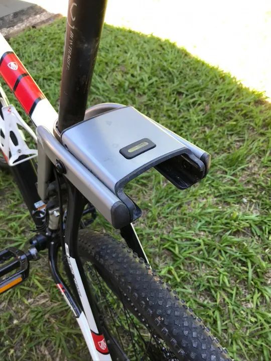 Cadeirinha Traseira P/ Bike Thule Yepp Maxi Cinza - Foto 4