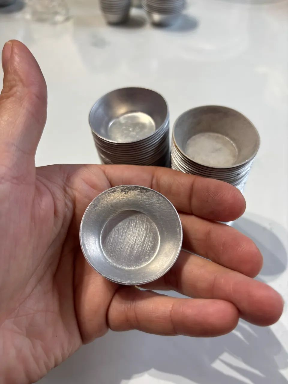 94 forminhas de micro empadas 