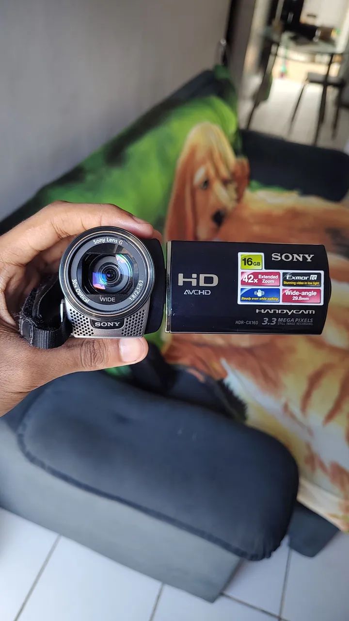 Filmadora NOVA Sony HDR-CX160 HD 3.3MP 16GB