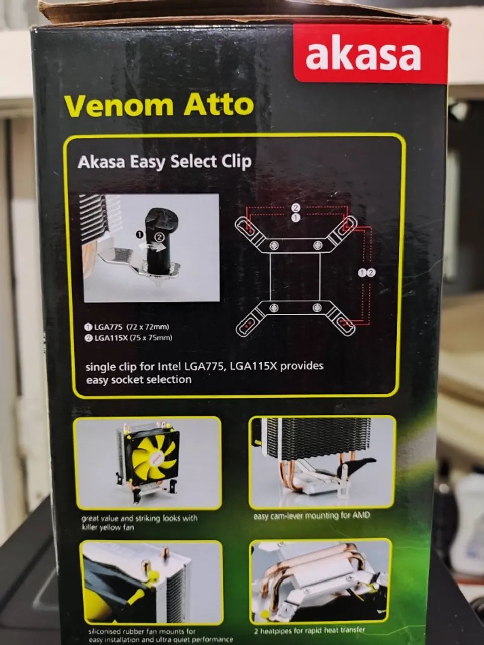 Cooler Akasa Venom Atto - (AMD/Intel) - Foto 4