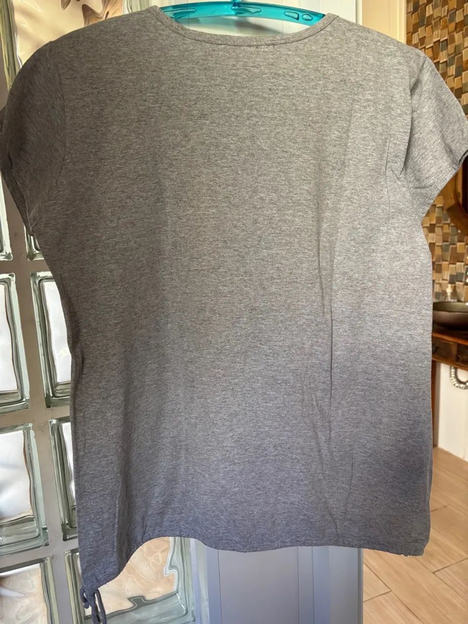 Camiseta cinza customizada xg - Foto 4