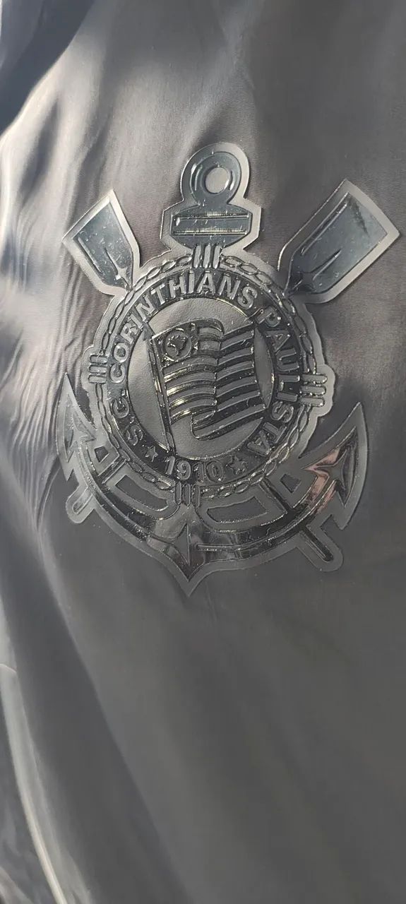 Agasalho Corinthians ALL Black com Capuz - Foto 3