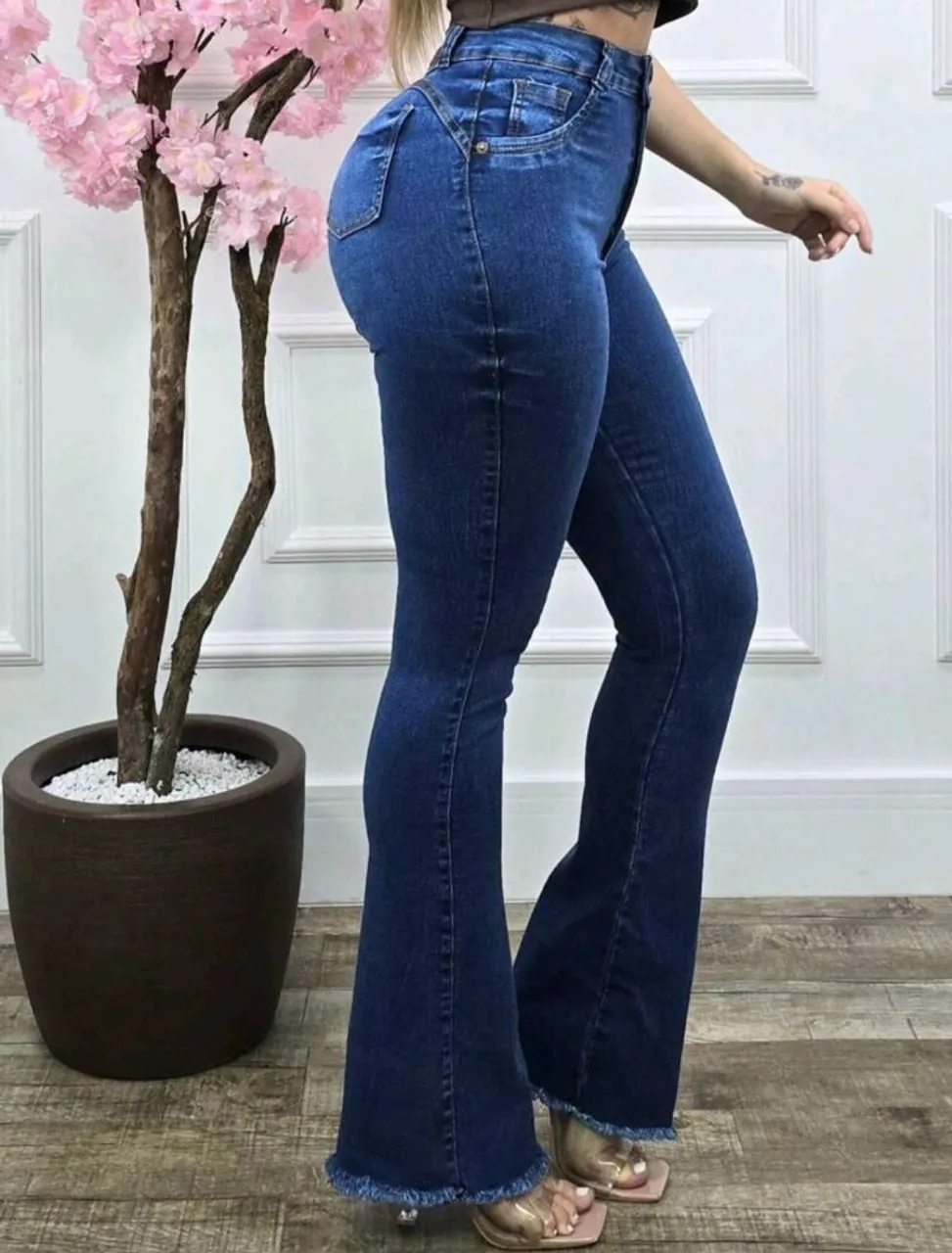 Calça Jeans Flare Azul
