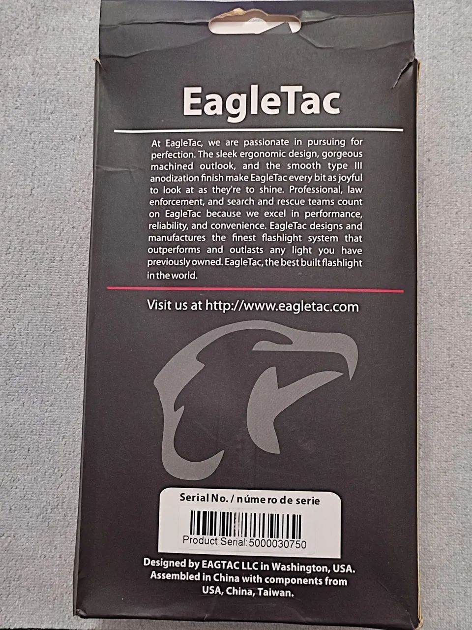 Lanterna EagleTac - Alta performance