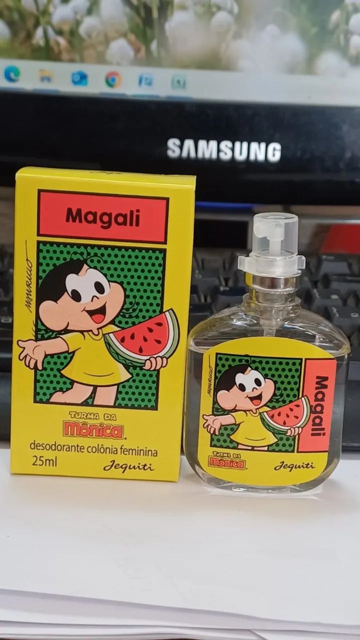 Colônia Jequiti Infantil Turma da Mônica: Magali 25ml novo por R$ 24,00 cada