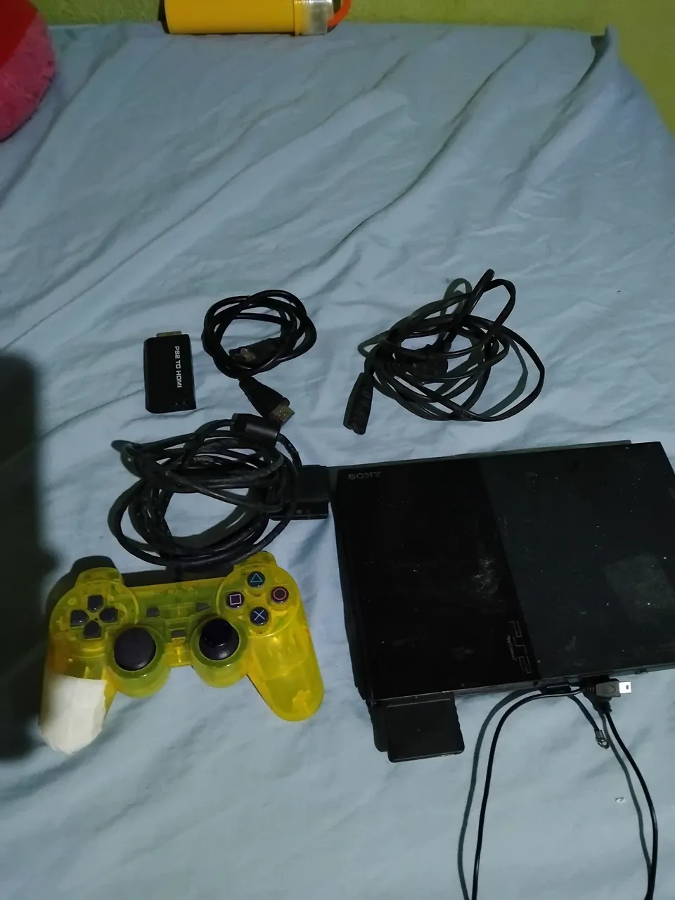 Playstation 2 com jogos no pen drive