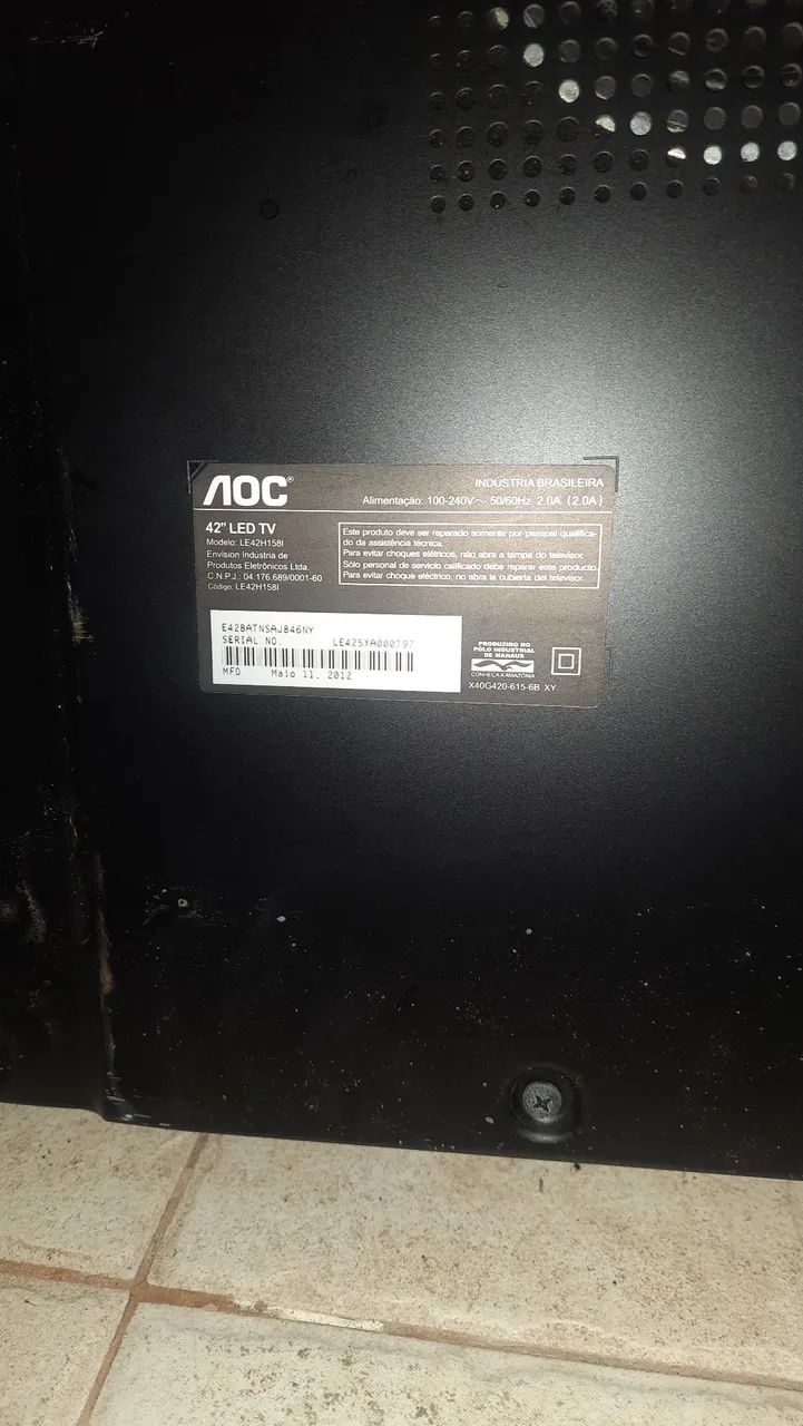 Placas de TV LED AOC 42 polegadas