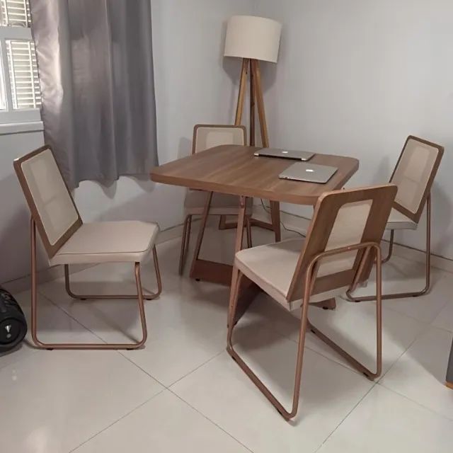 sala mesa de jantar 4 cadeiras - Foto 2