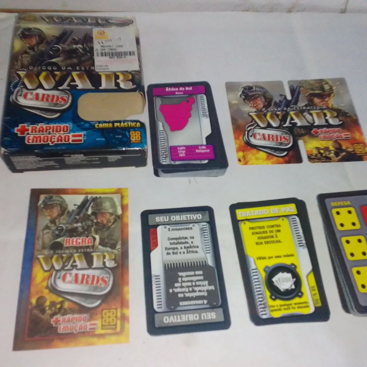Jogo WAR Cartas Grow - Completo, com estojo original e em ótimo estado<br> - Foto 2
