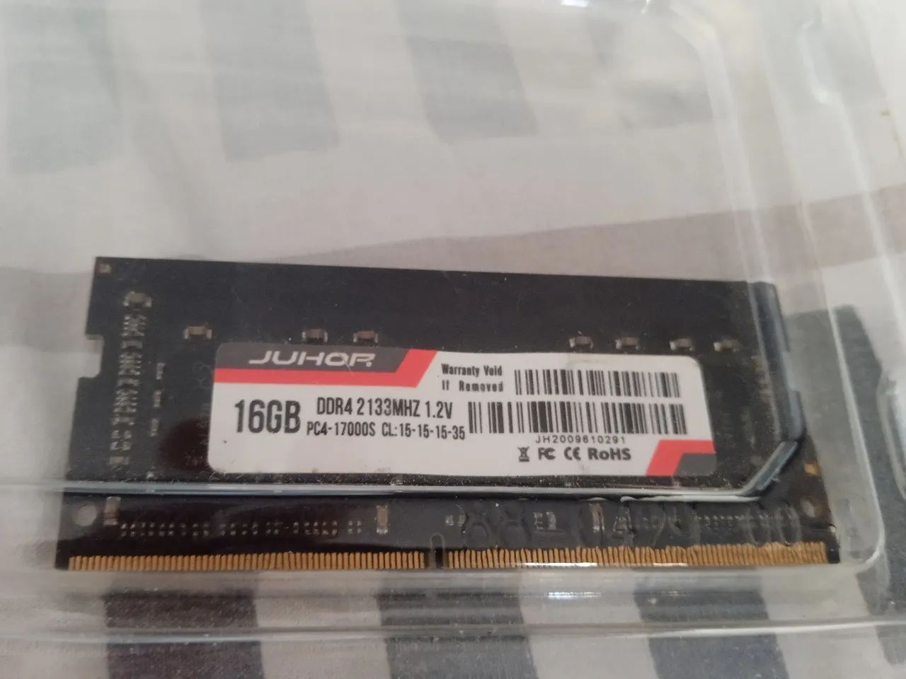 Memória RAM Juhor ddr4 para notebook 16 de ram 2133mhz 1.2v