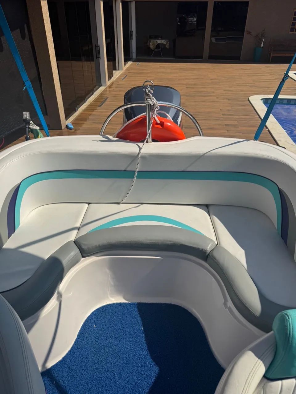 Lancha 19 pés Focker 190 style  80 horas motor yamaha 130 HP ano 2005  revisada tudo ok - Foto 12