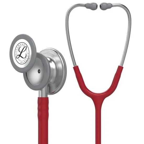 Estetoscópio Littmann Vinho Classic III 5627 - Solventum - Foto 2