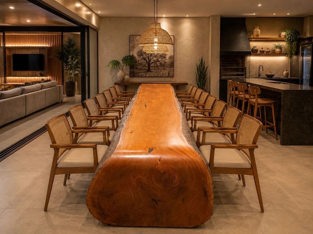 Mesa Cascata 14 lugares em Promoção  - Foto 3