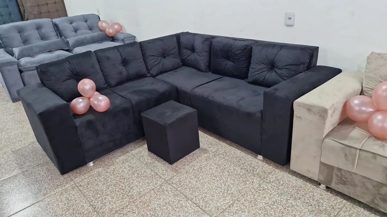 SOFÁ SOFÁ EM  L FAZEMOS ENTREGA  - Foto 2