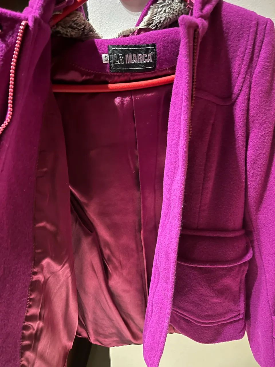 Casaco feminino rosa  - Foto 3