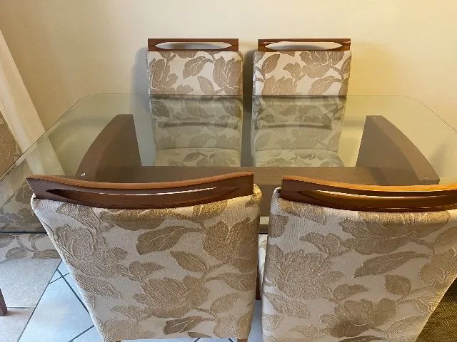 Mesa de jantar de vidro 6 lugares - Foto 5