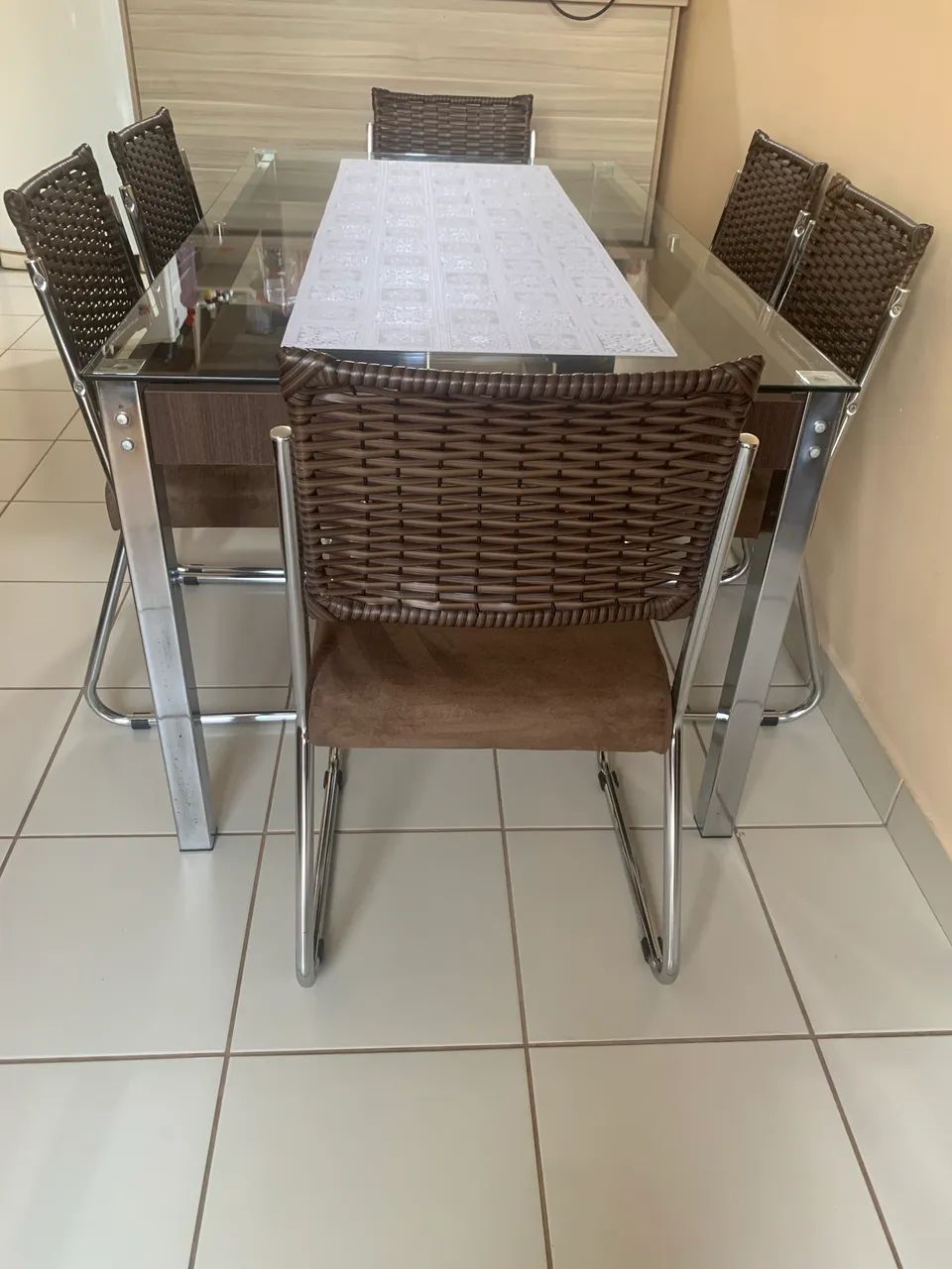 Mesa com seis cadeiras só aceito pagamento em pix cartão e espécie  - Foto 3