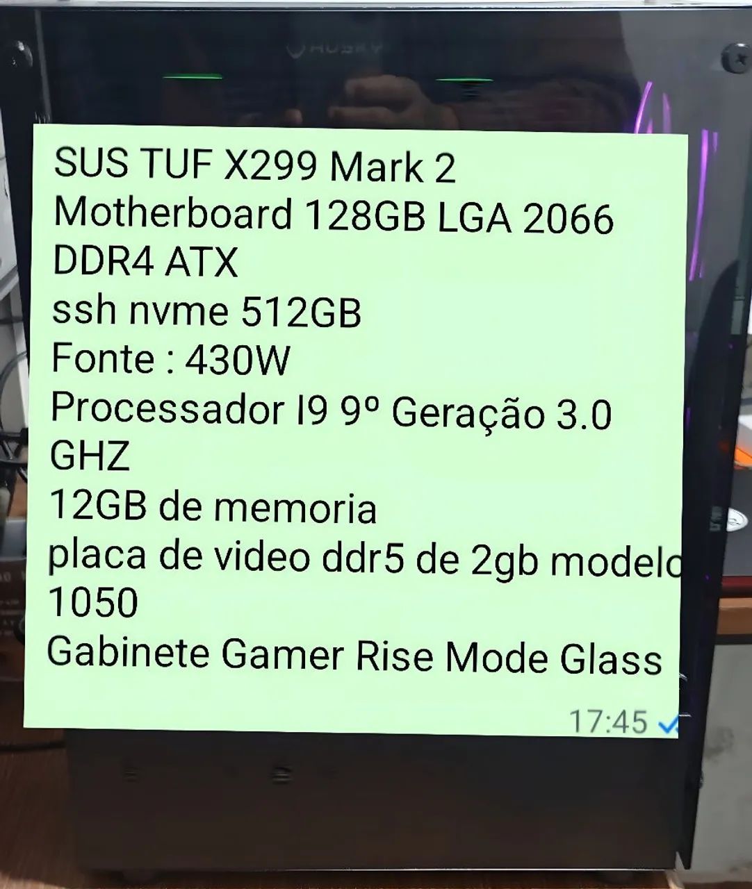 Pc Gamer i9-9980XECore