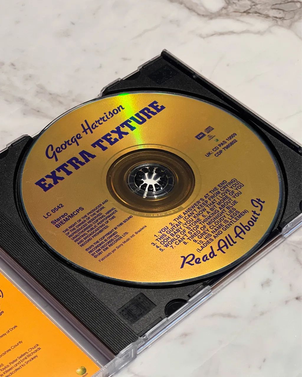 CD George Harrison - Extra Texture (Read All About It) | Álbum Original - Foto 2