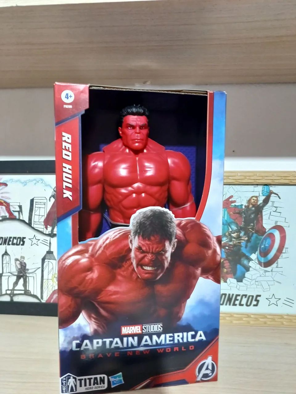 Hulk vermelho 30 cm original marca Hasbro  - Foto 5