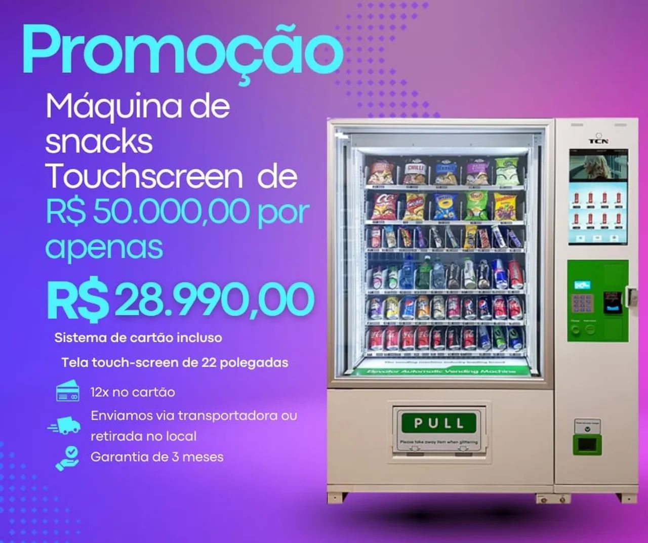 Vending machine, vários modelos - Oportunidade  - Foto 5