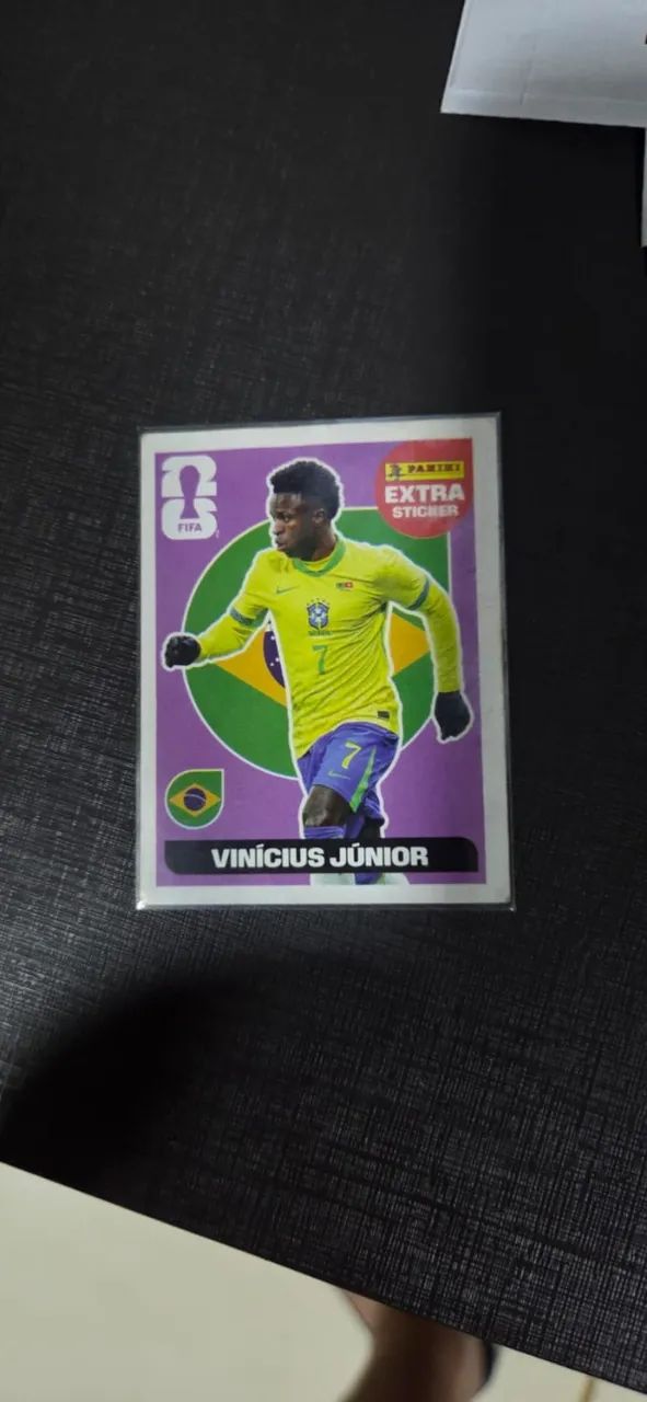 Figurinha Vini Jr Legend Roxa