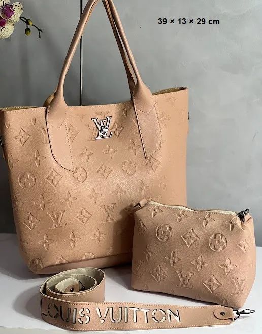 Bolsa Louis Vuitton Sacola Frequenciada Abotoador Kit 2 Peças