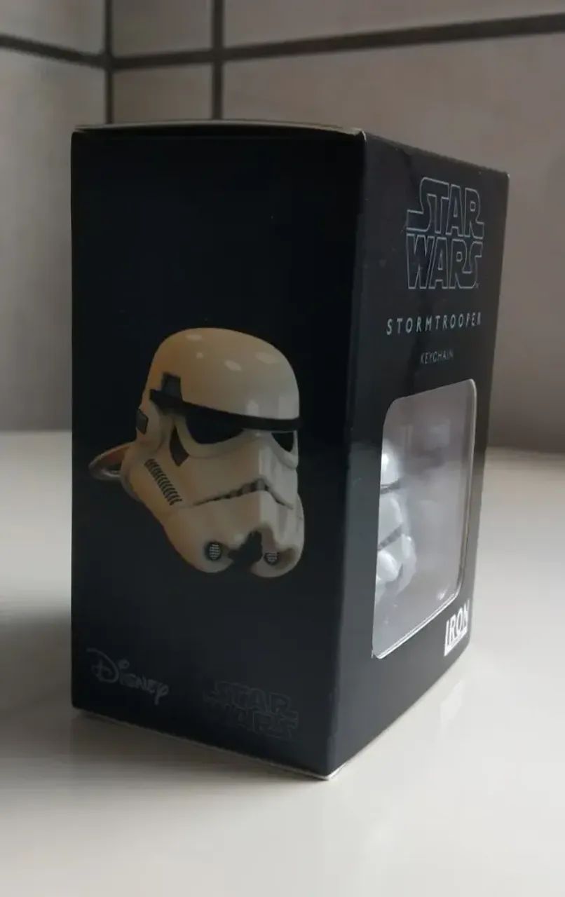 Star Wars Stormtrooper Helmet - Chaveiro Iron Studios - Foto 4