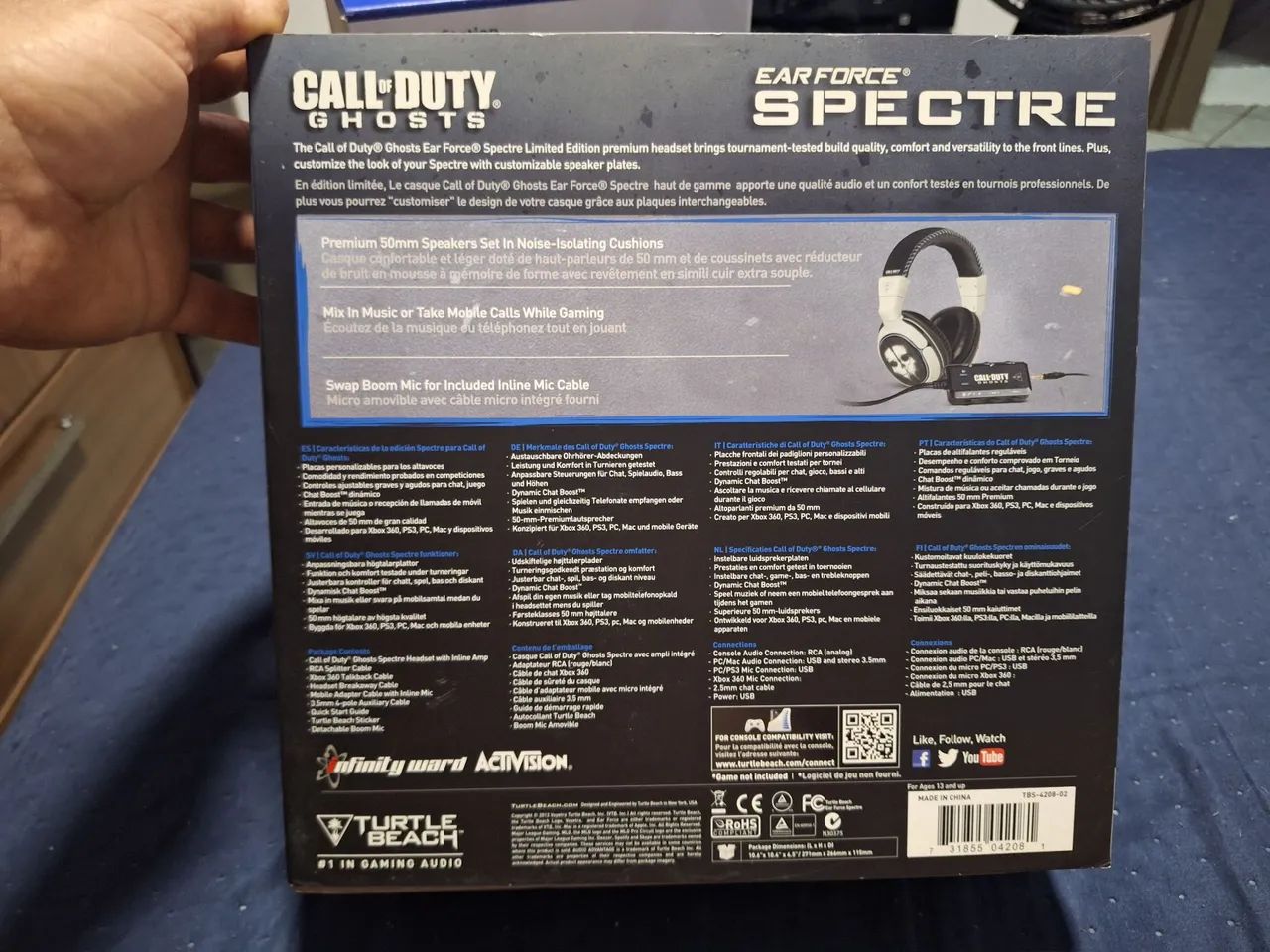 Fone de ouvido call of duty chosts - Foto 6