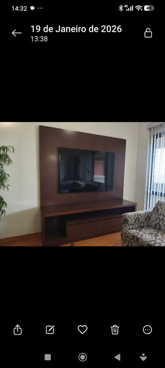 Painel com rack