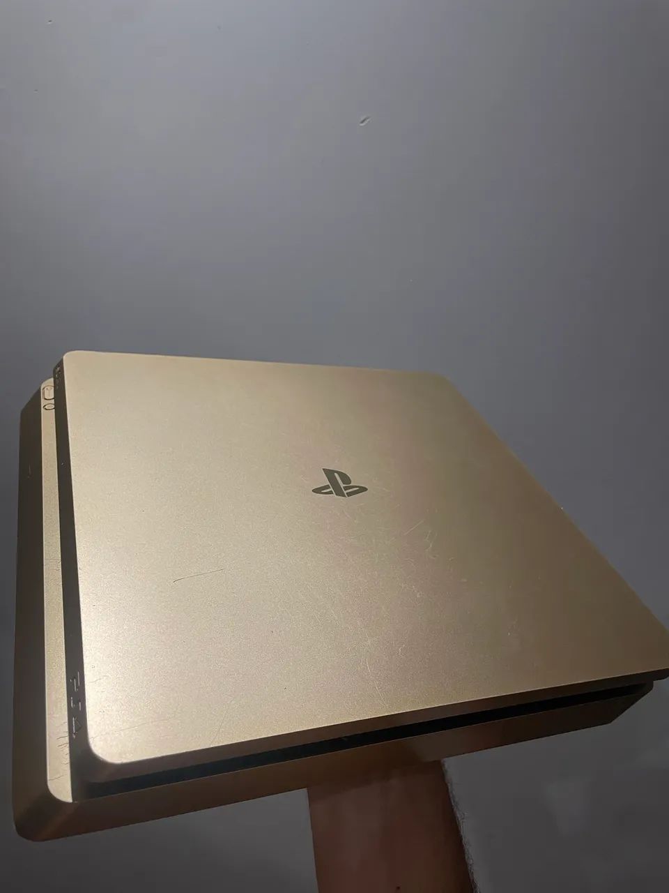 PS4 Slim 1tb dourado gold completo na caixa - Foto 4