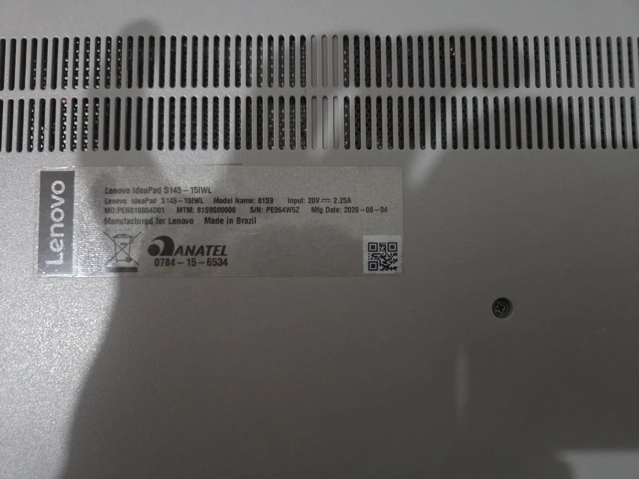 Notebook Lenovo Ideapad S145 Intel Core i7 8gb com SSD XPG  - Foto 4