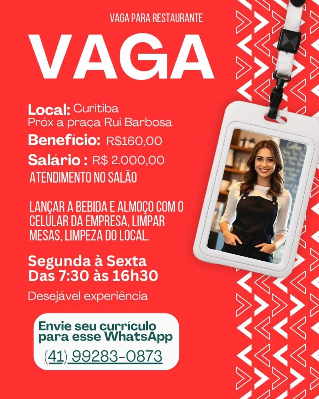 Vagas de serviço  - Foto 2