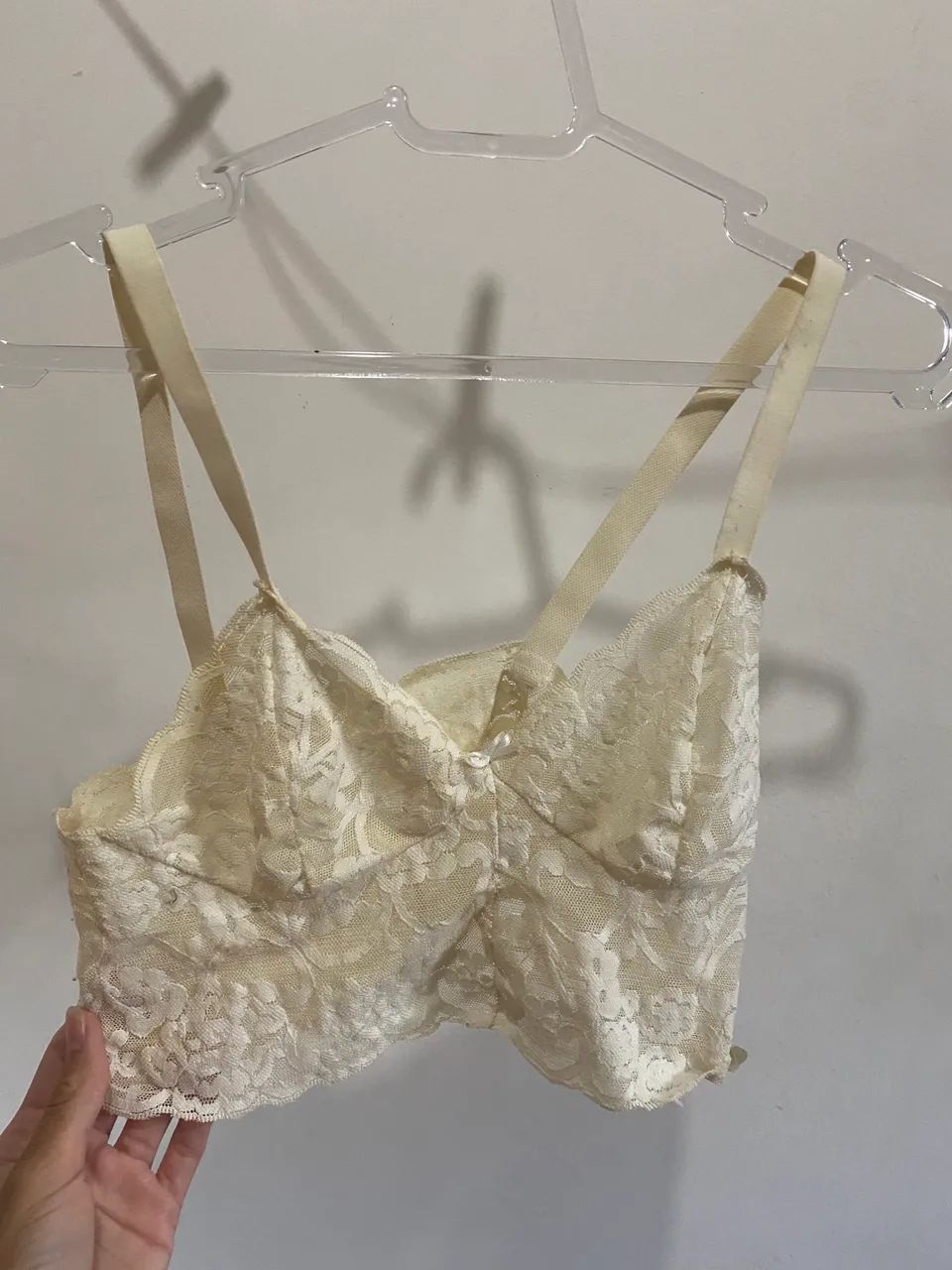 Sutiã rendado branco