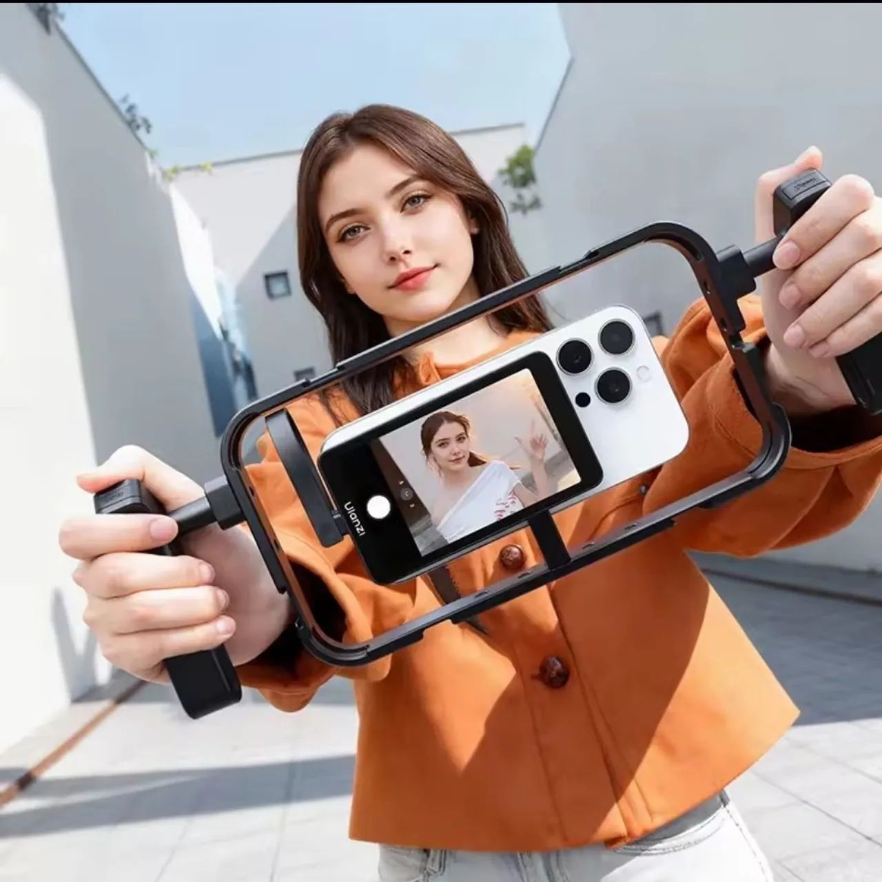 Ulanzi VM1 Monitor Selfie para Celular Tela HD 3,97 Polegadas Magnético para Gravação Vlog - Foto 2