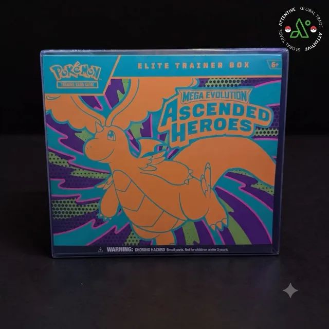 02 x ETB Mega Evolution Ascended Heroes Elite Trainer Box Inglês