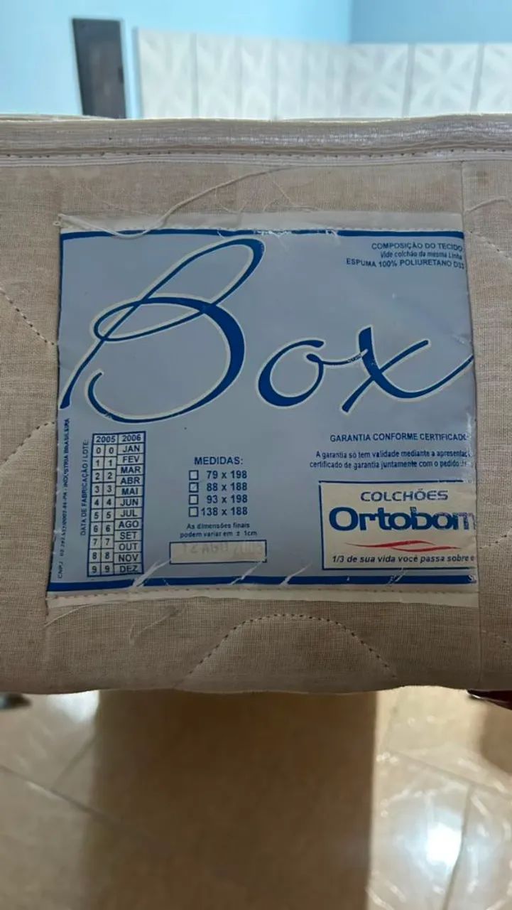 Conjunto de cama box e colchão de solteiro  - Foto 5
