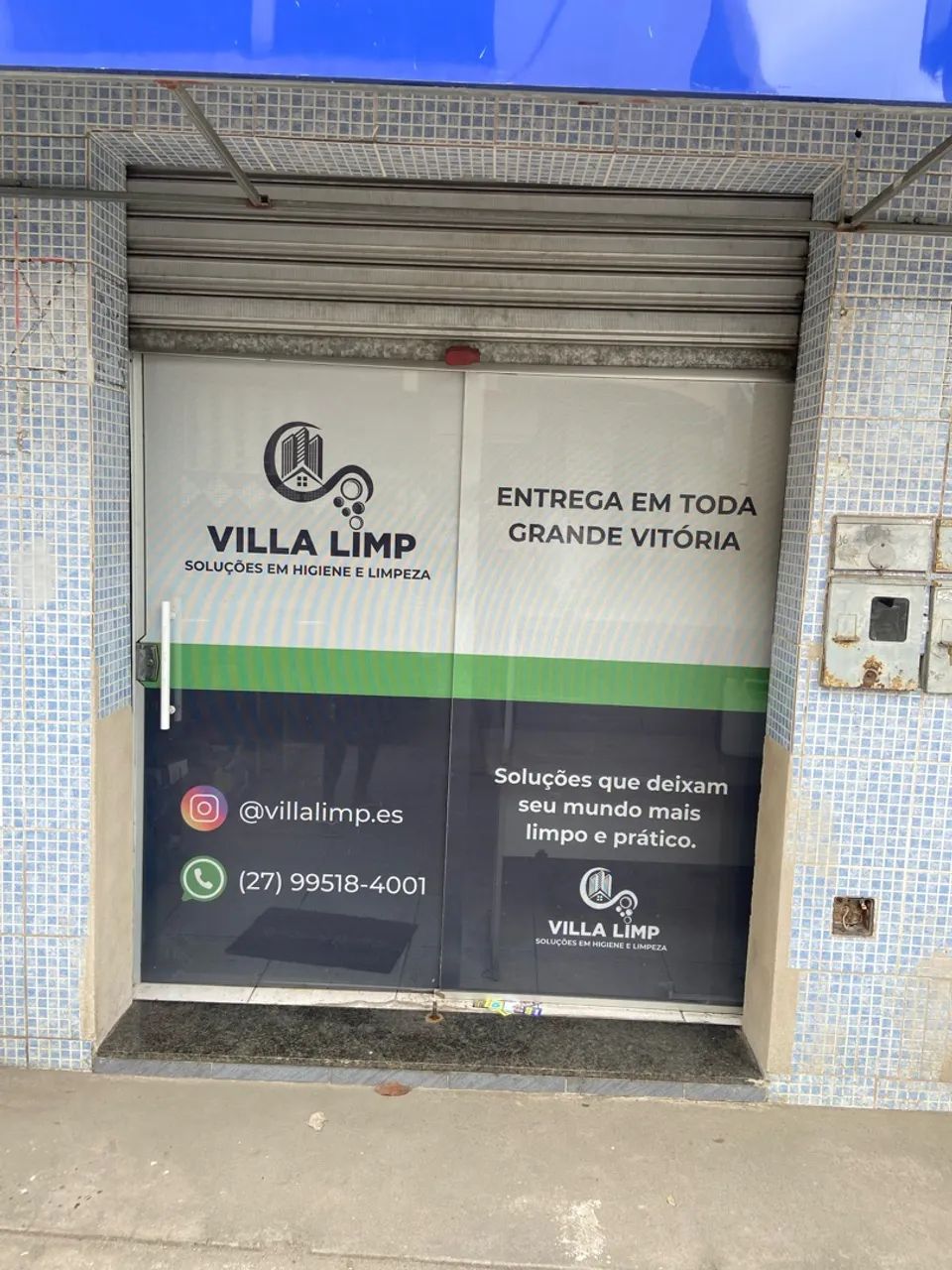 Porta de vidro