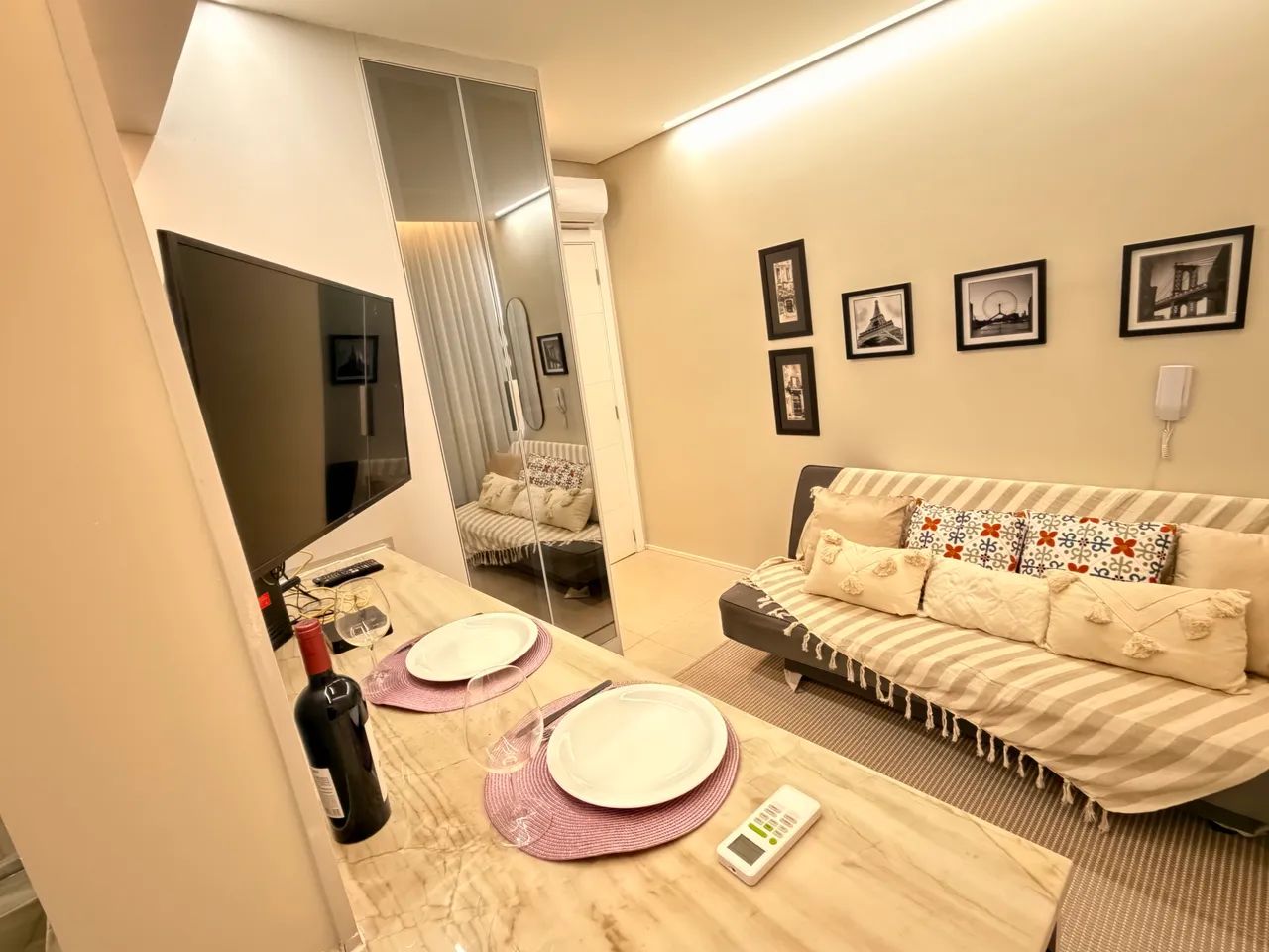 Lindo Quarto e Sala Mobiliado no Coração da Asa Sul - Foto 5
